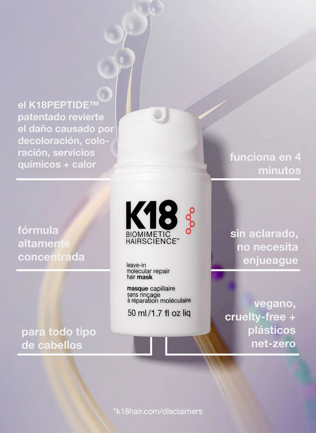 k18 mascarilla de tratamiento